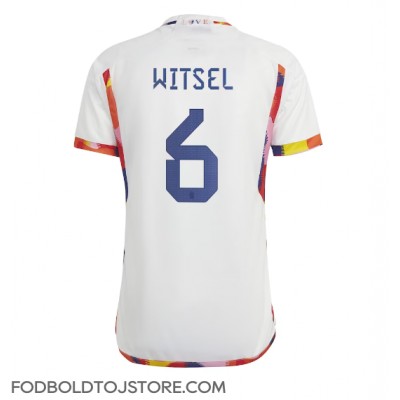 Belgien Axel Witsel #6 Udebanetrøje VM 2022 Kortærmet